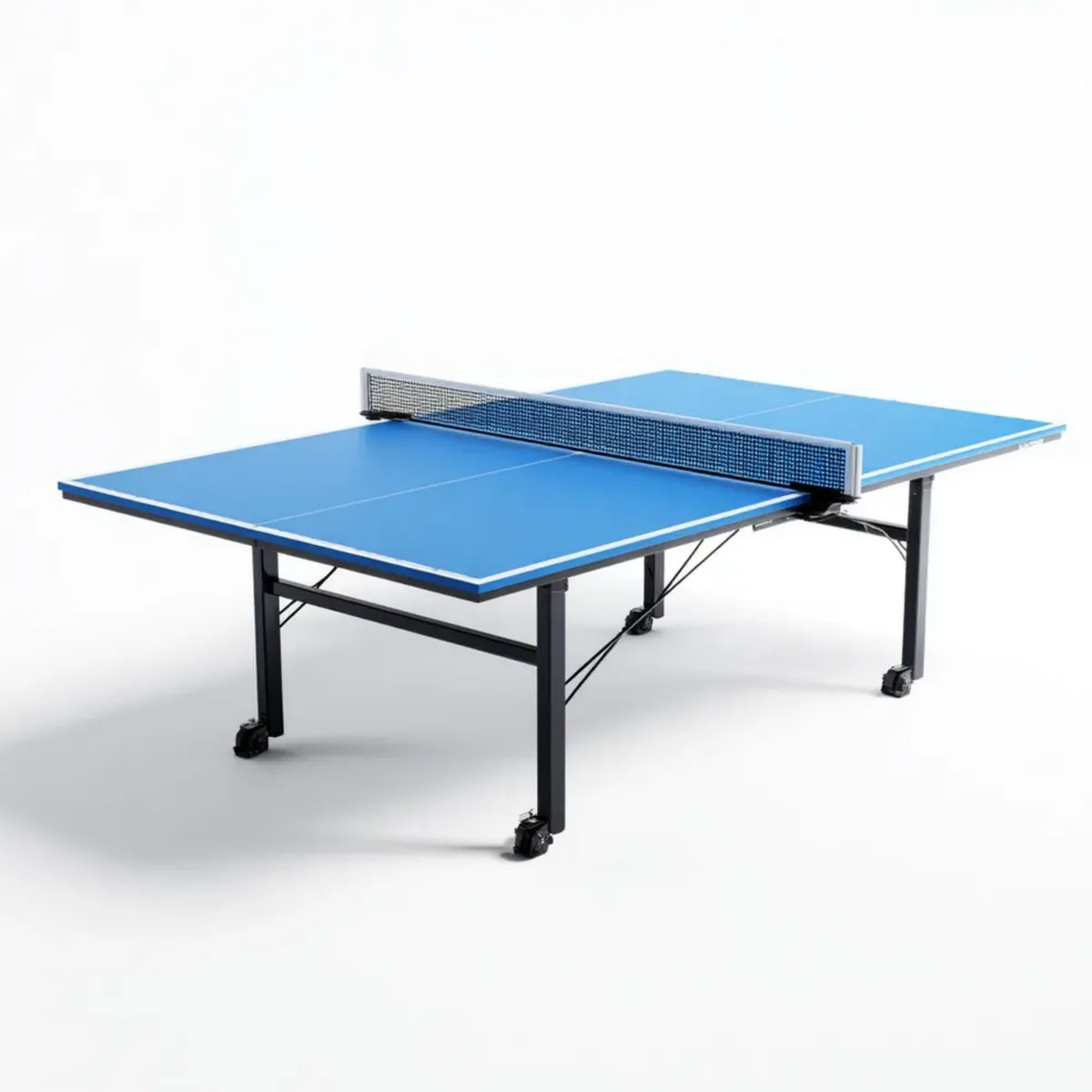 Tischtennistisch Blau 274 x 152.5 x 76 cm MDF Rechteckig mit Netz