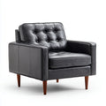 Polstersessel Schwarz 85 x 83 x 88 cm PU-Kunstleder Rechteckig